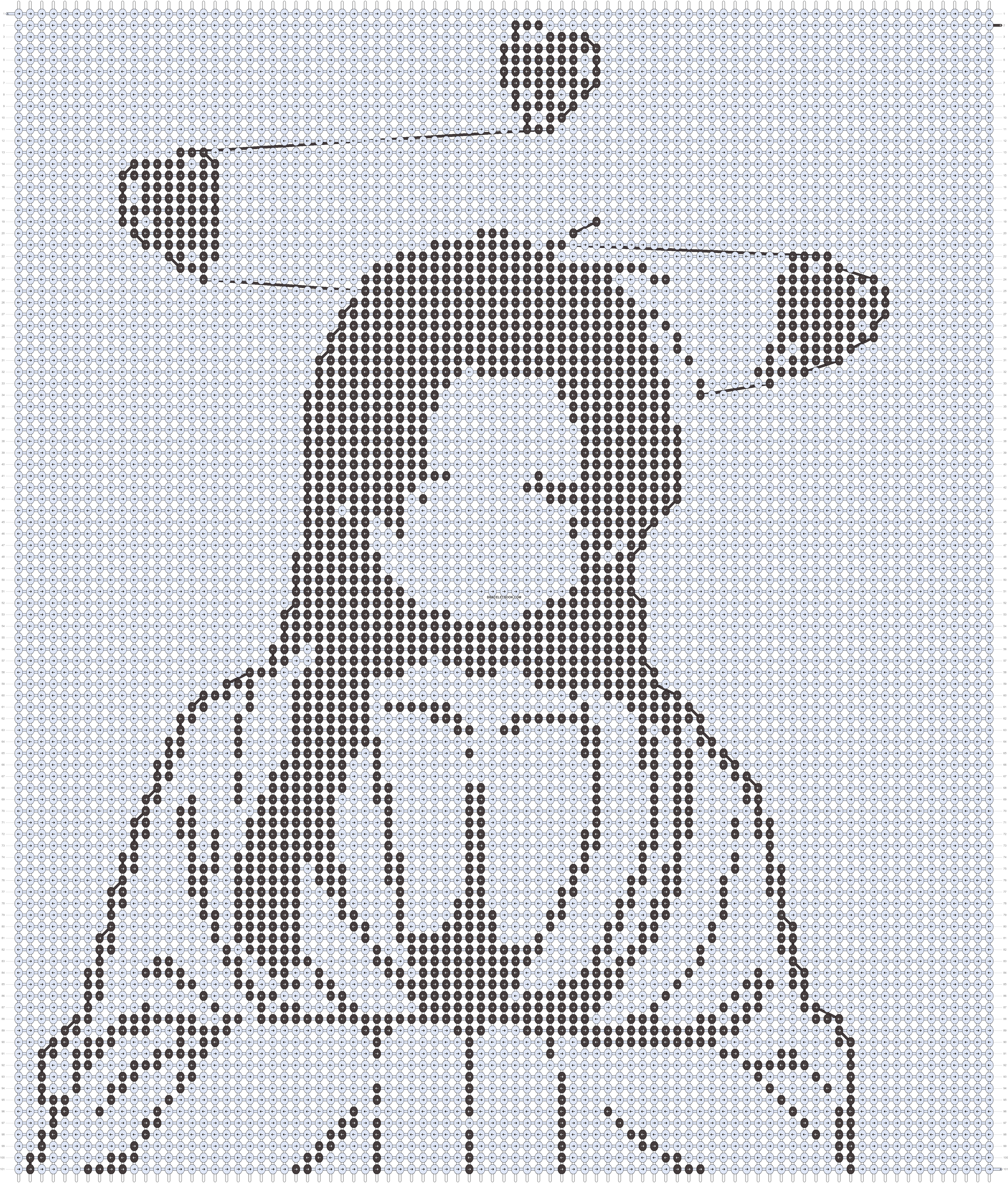 Alpha pattern #201308 pattern