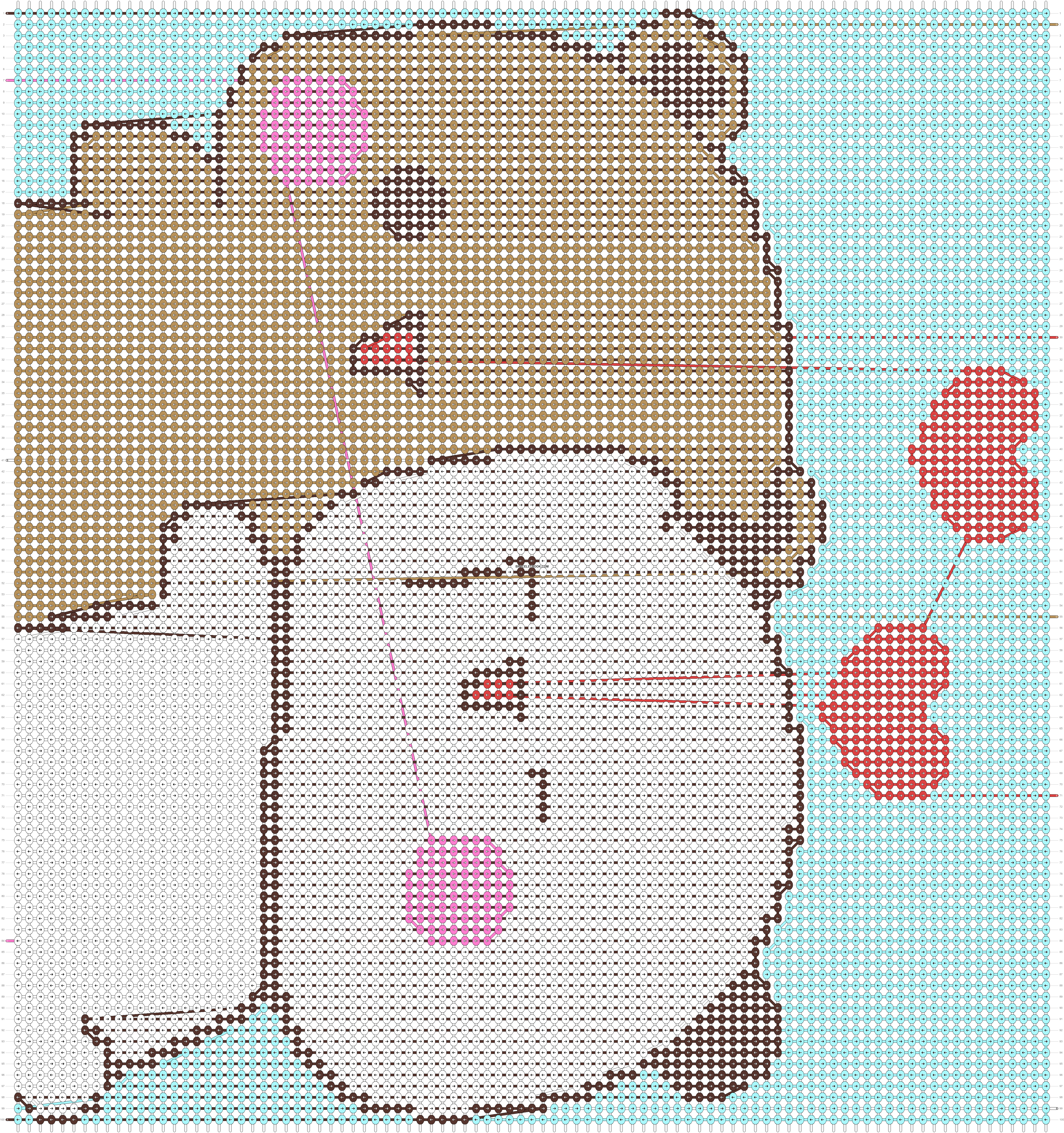 Alpha pattern #201617 pattern