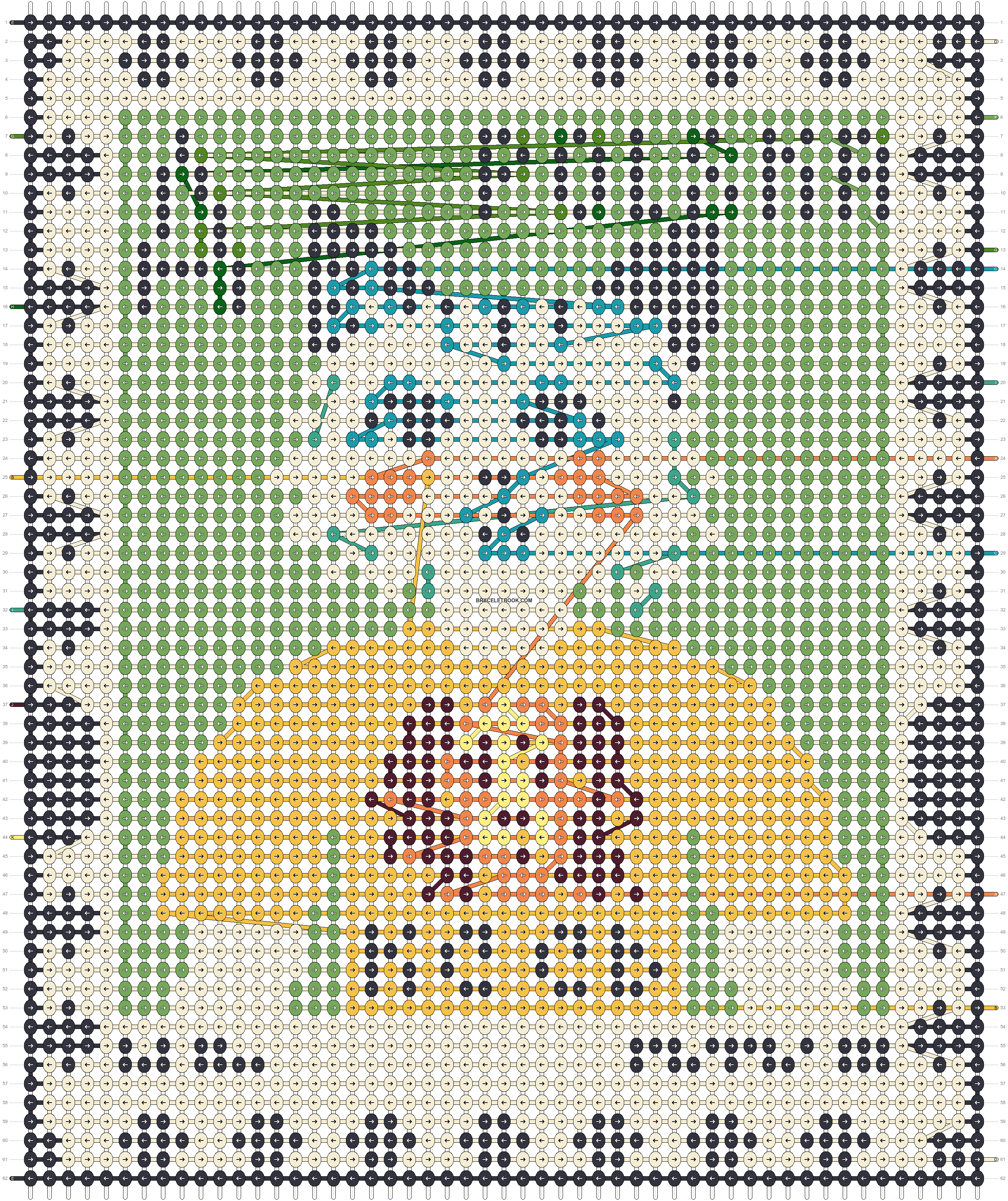 Alpha pattern #201801 pattern