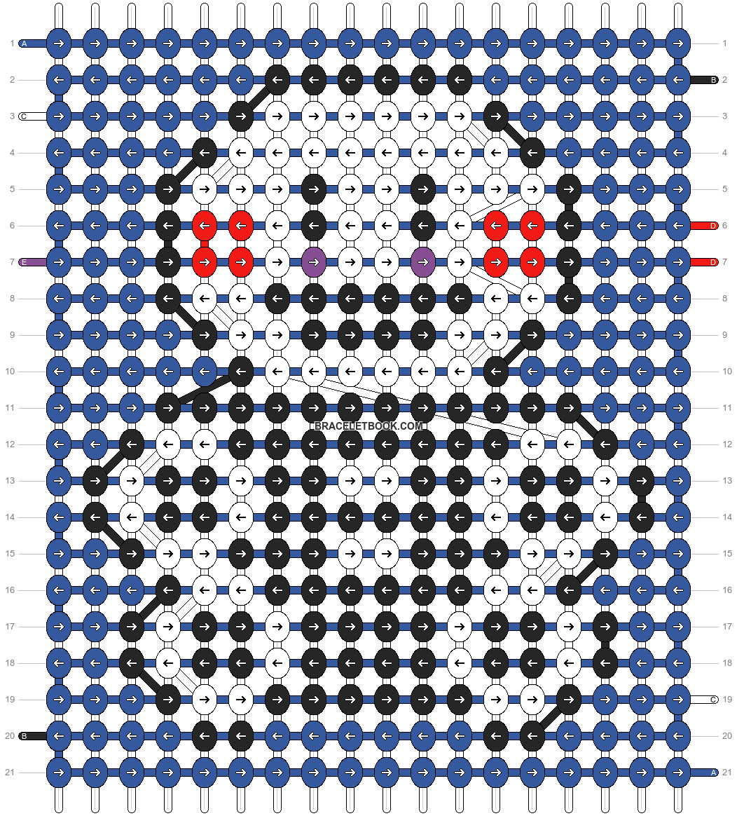 Alpha pattern #203039 pattern