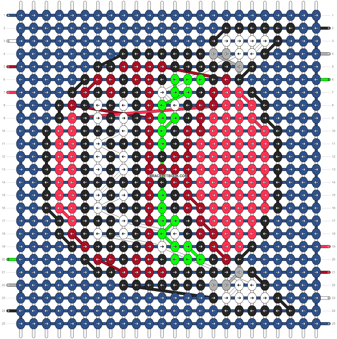 Alpha pattern #203124 pattern