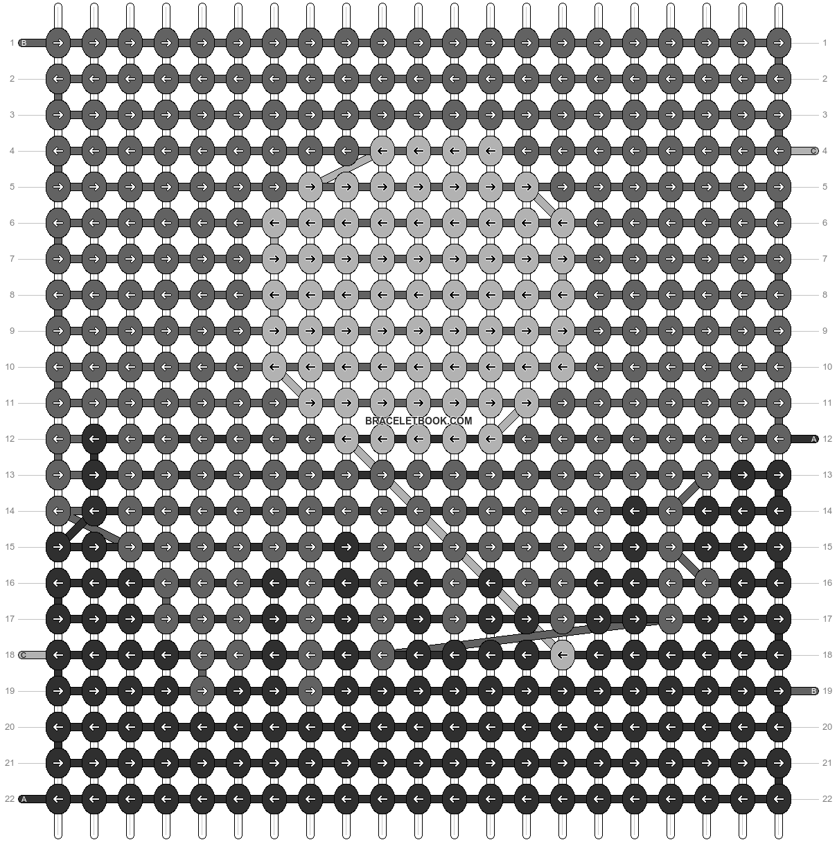 Alpha pattern #203600 pattern