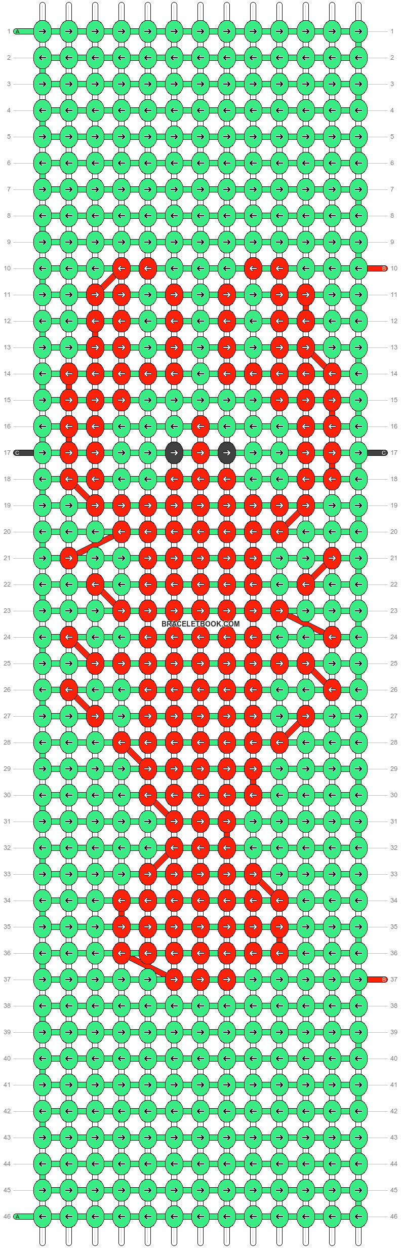 Alpha pattern #203800 pattern