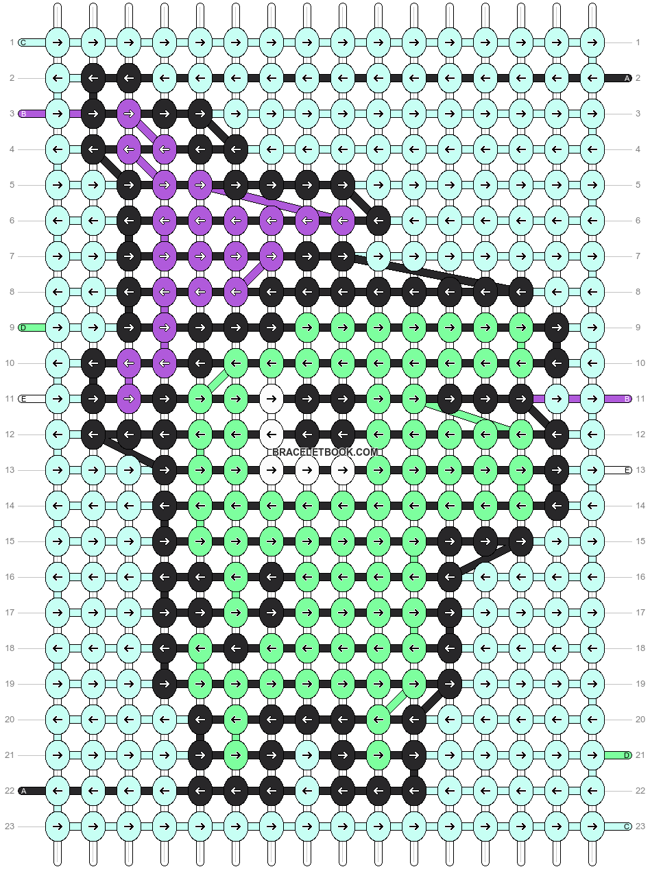 Alpha pattern #204001 pattern