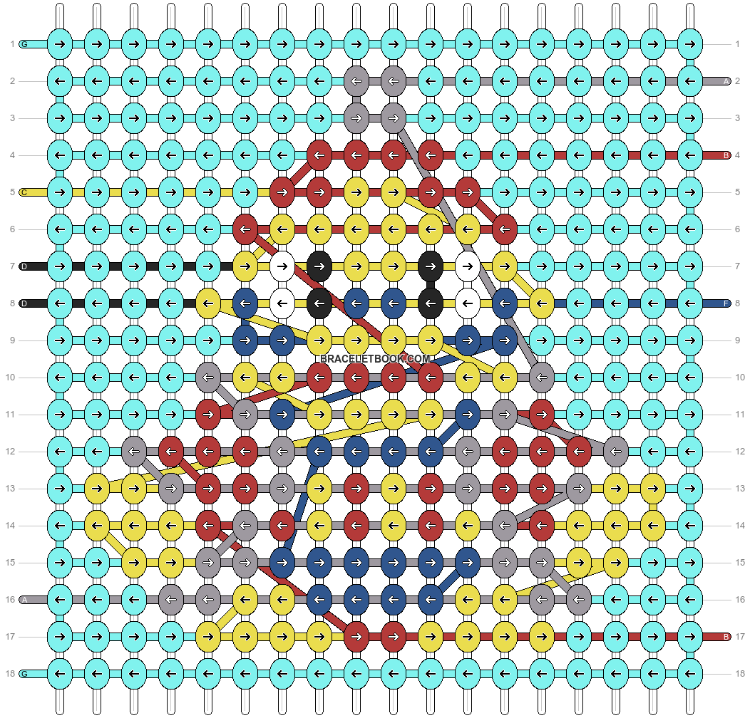 Alpha pattern #204081 pattern