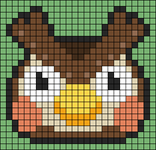 Alpha pattern #204444