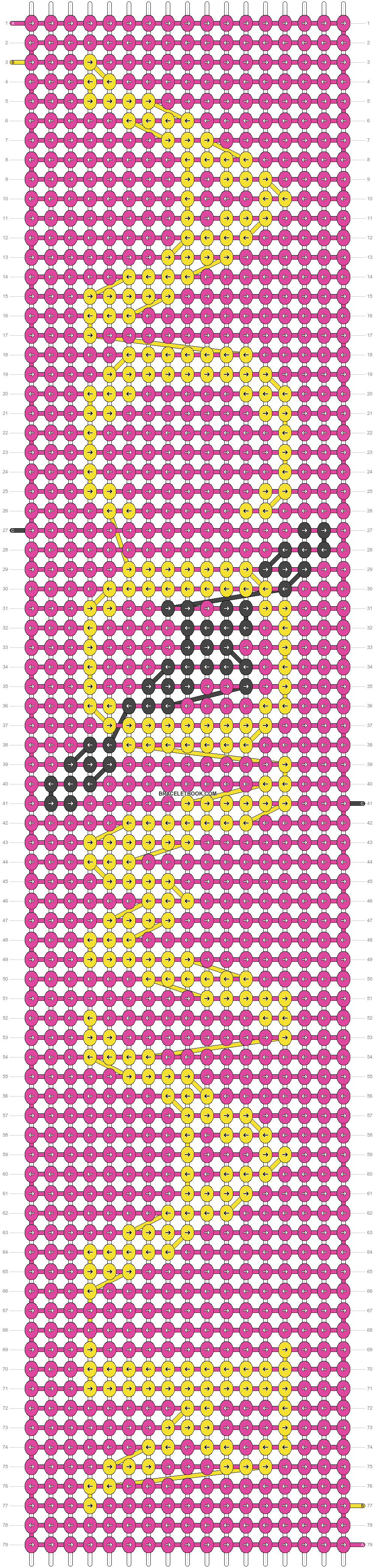 Alpha pattern #205001 pattern