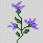 Alpha pattern #205566