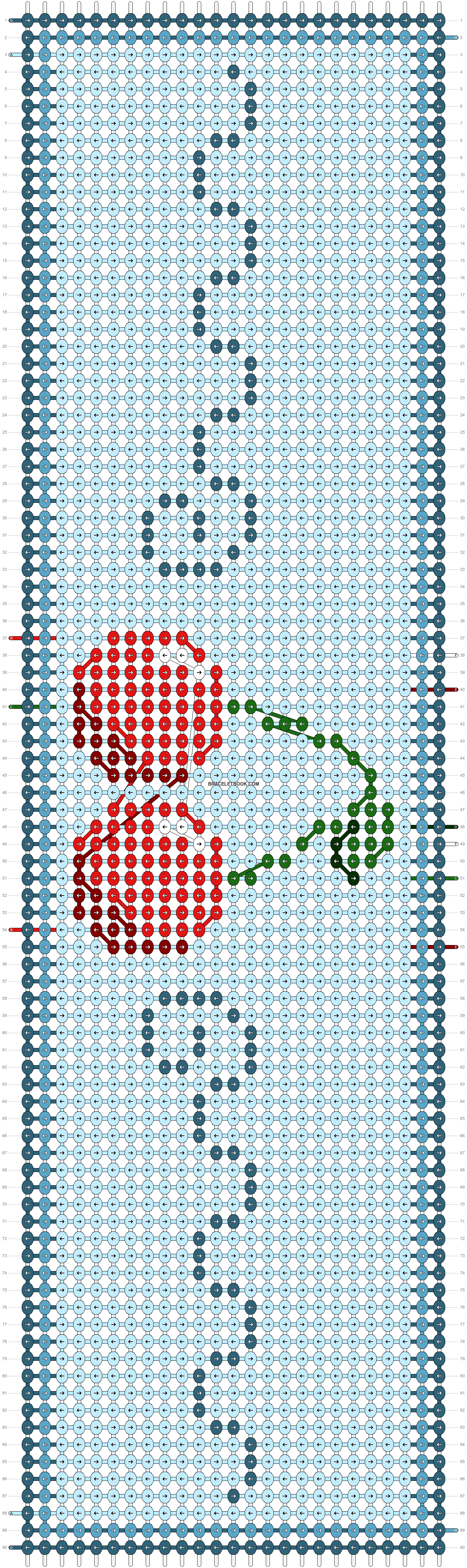 Alpha pattern #208008 pattern