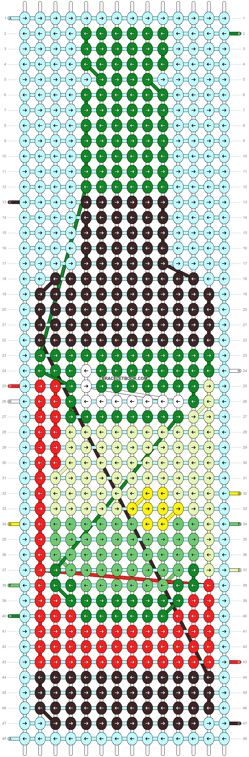Alpha pattern #209001 pattern