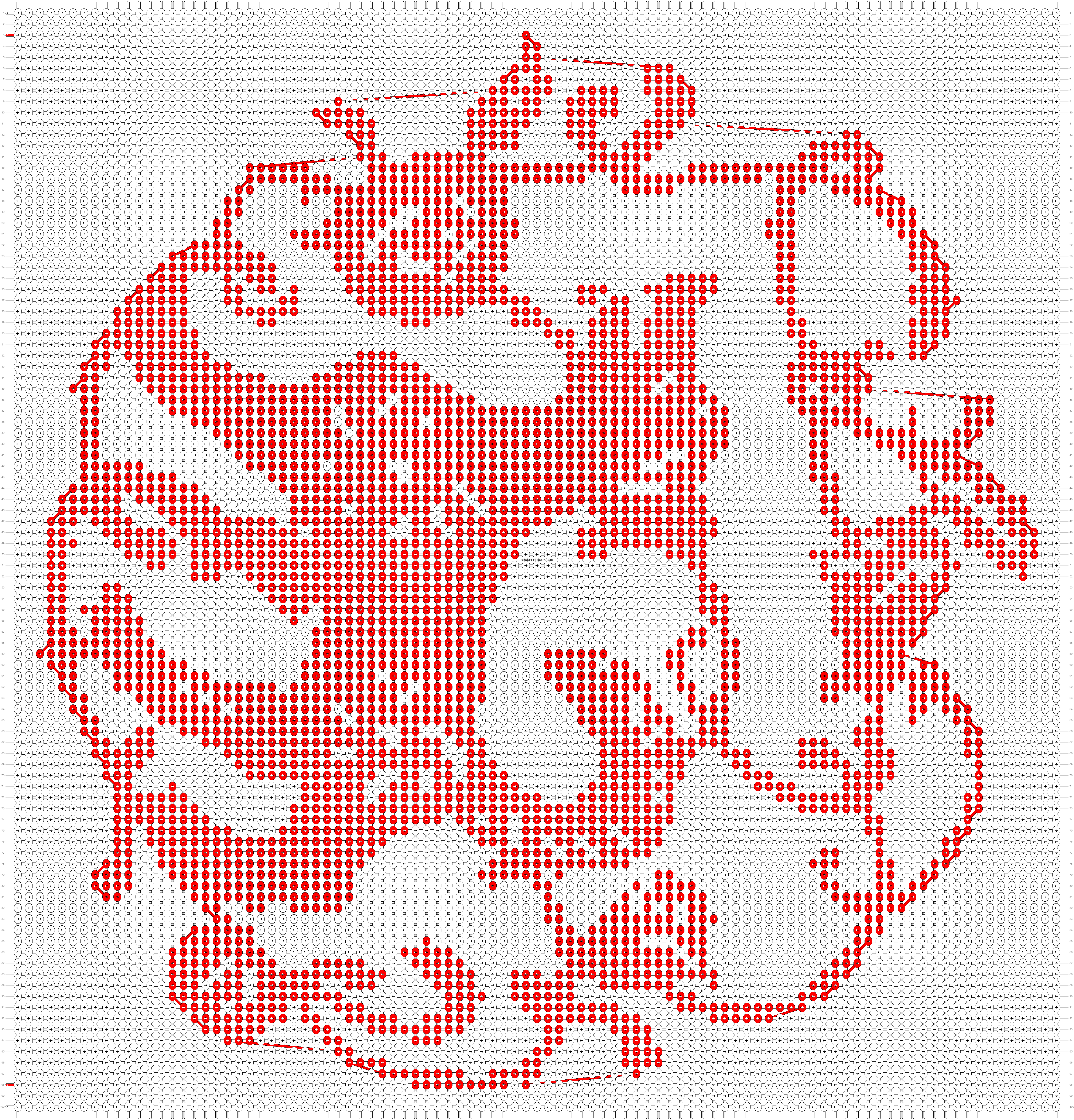 Alpha pattern #209100 pattern