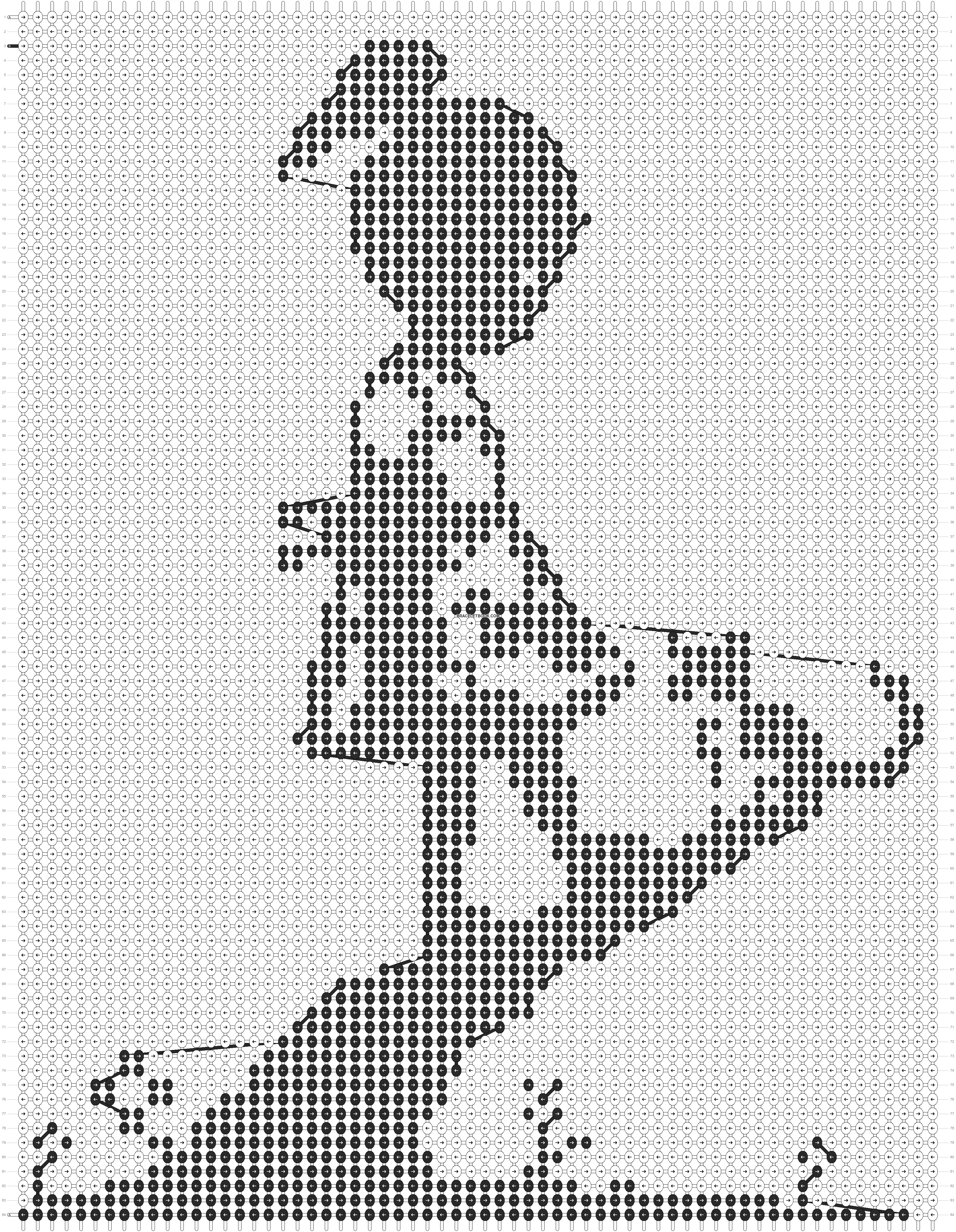 Alpha pattern #210004 pattern