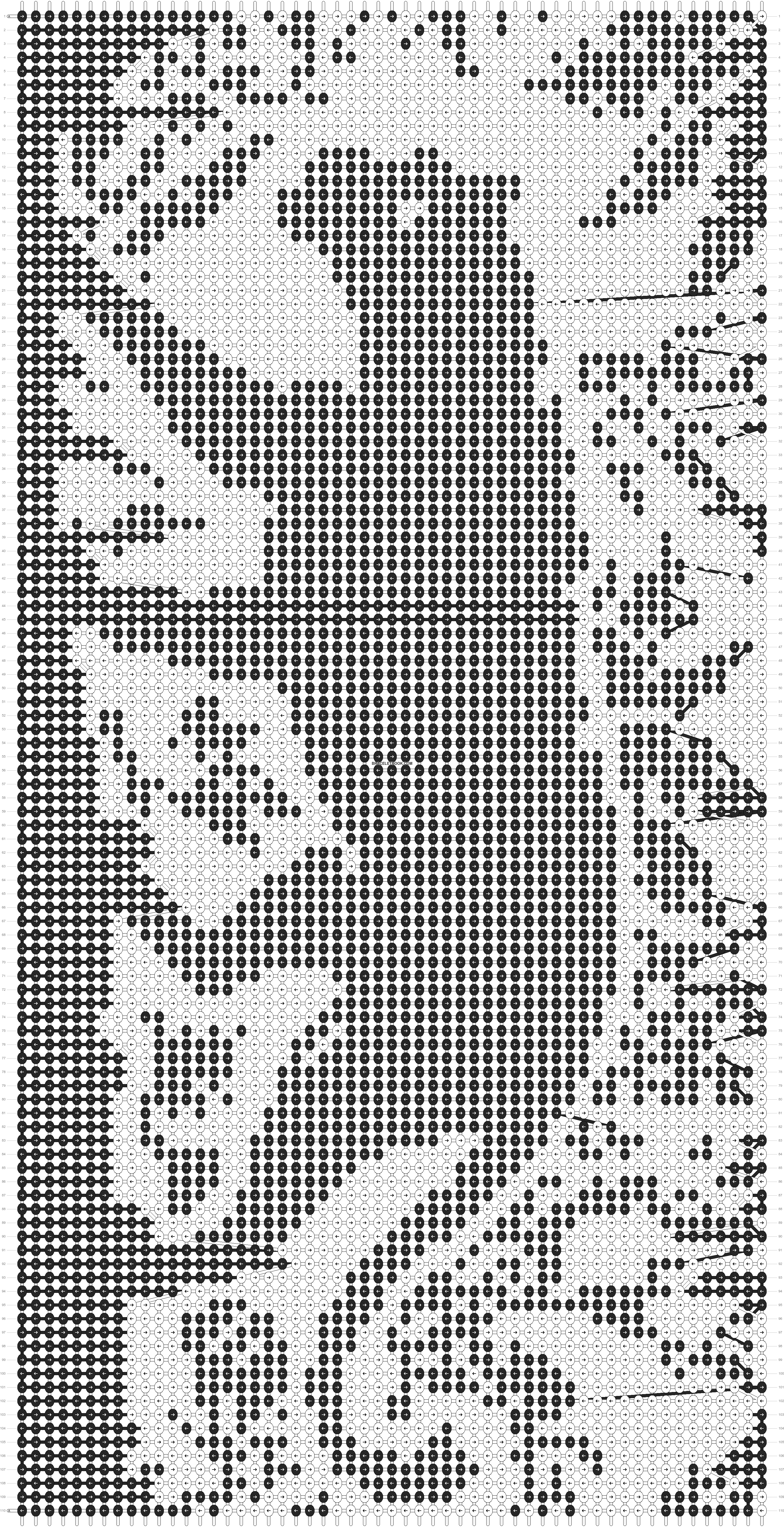 Alpha pattern #210008 pattern