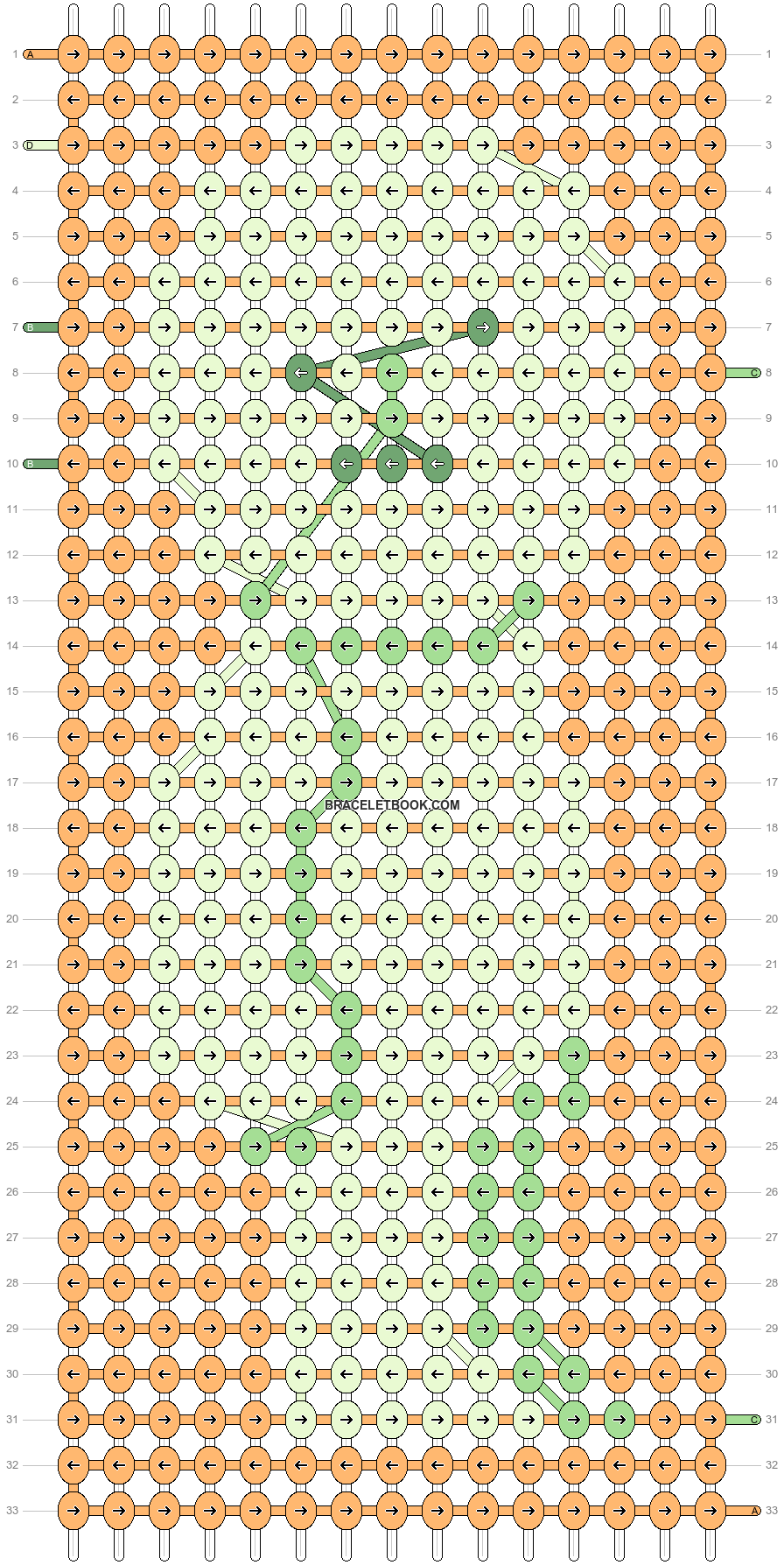Alpha pattern #210032 pattern