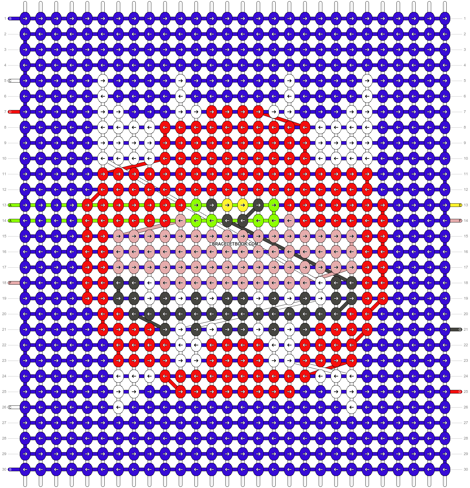 Alpha pattern #210450 pattern