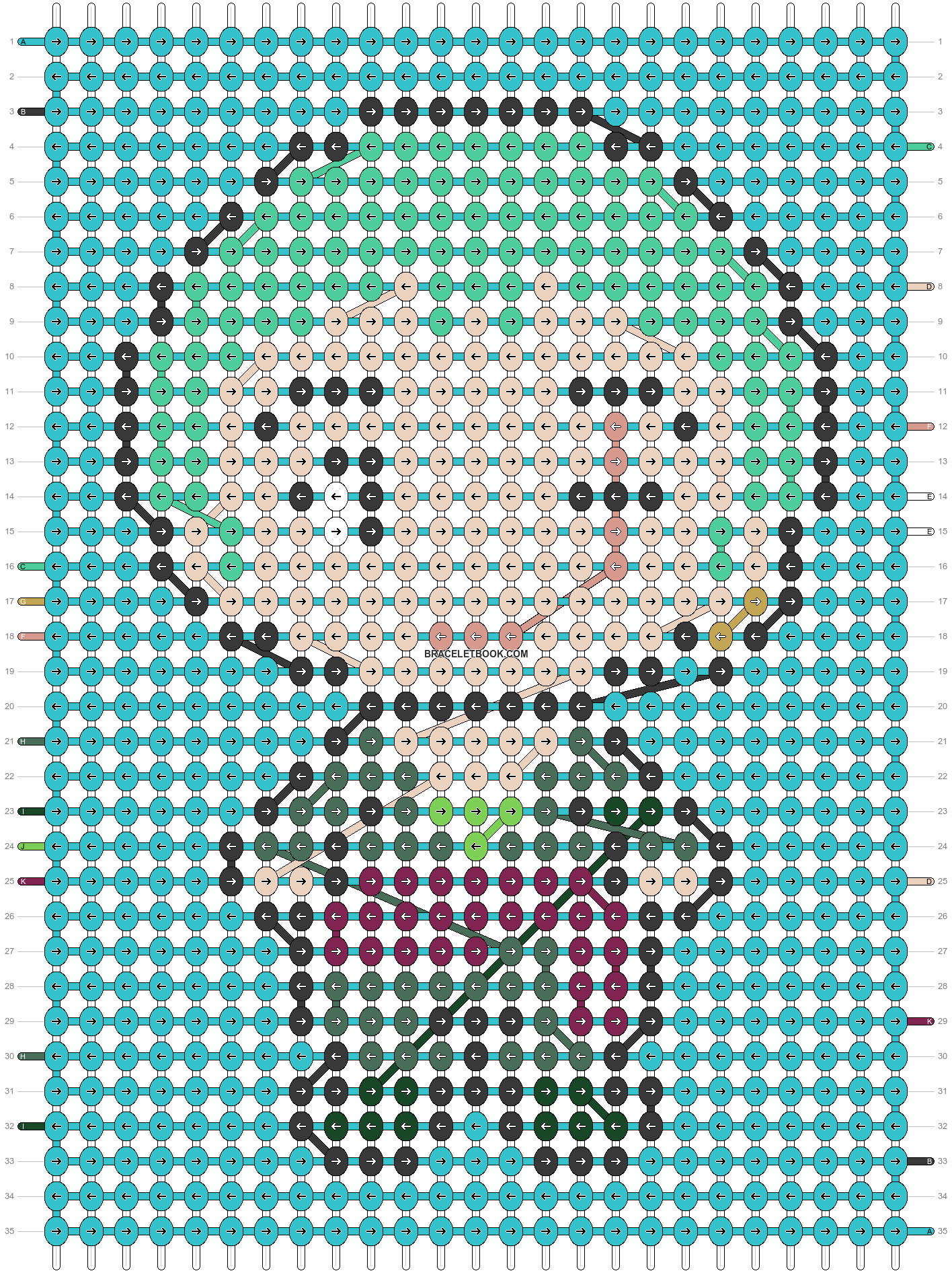 Alpha pattern #210729 pattern