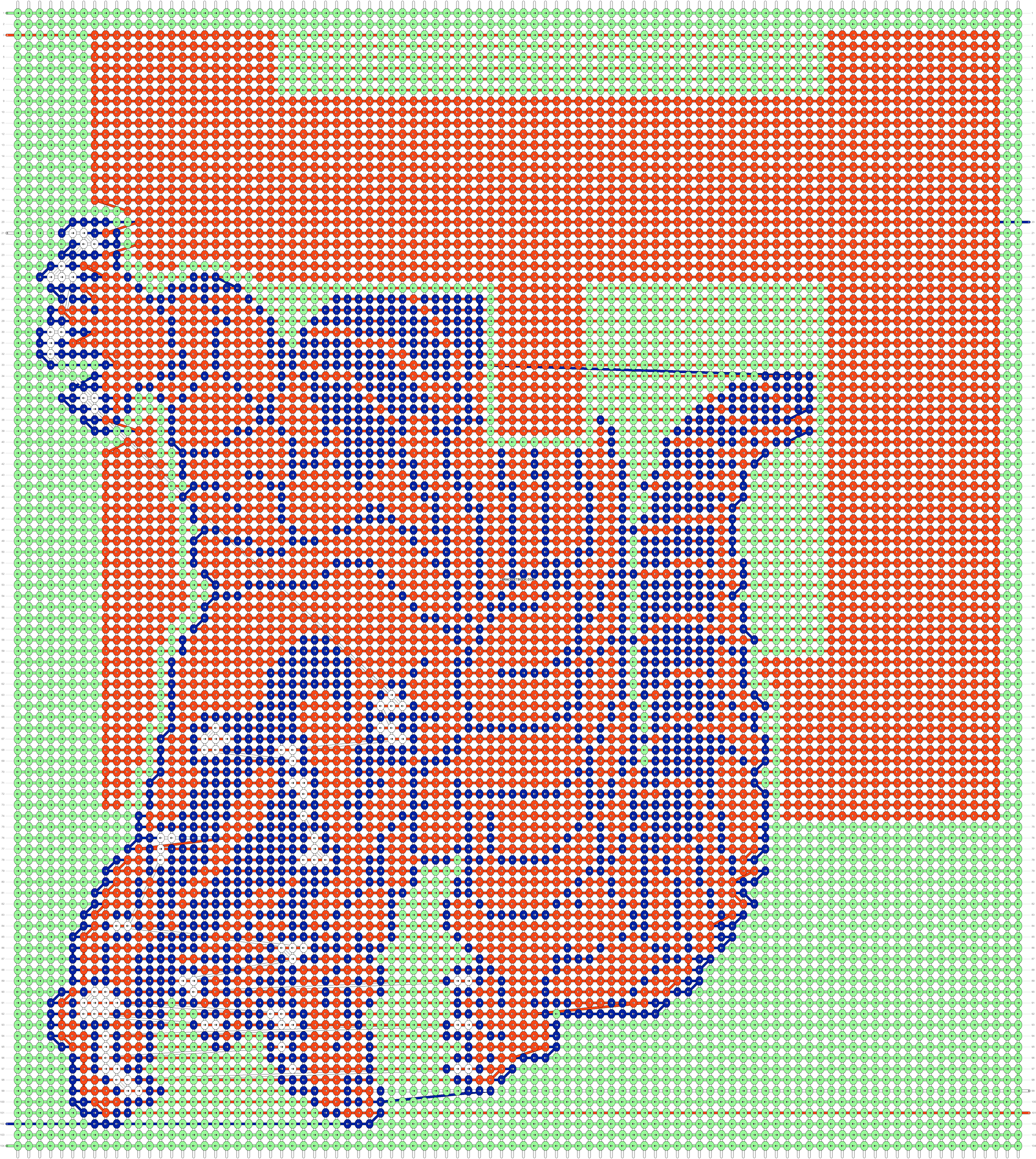 Alpha pattern #213601 pattern