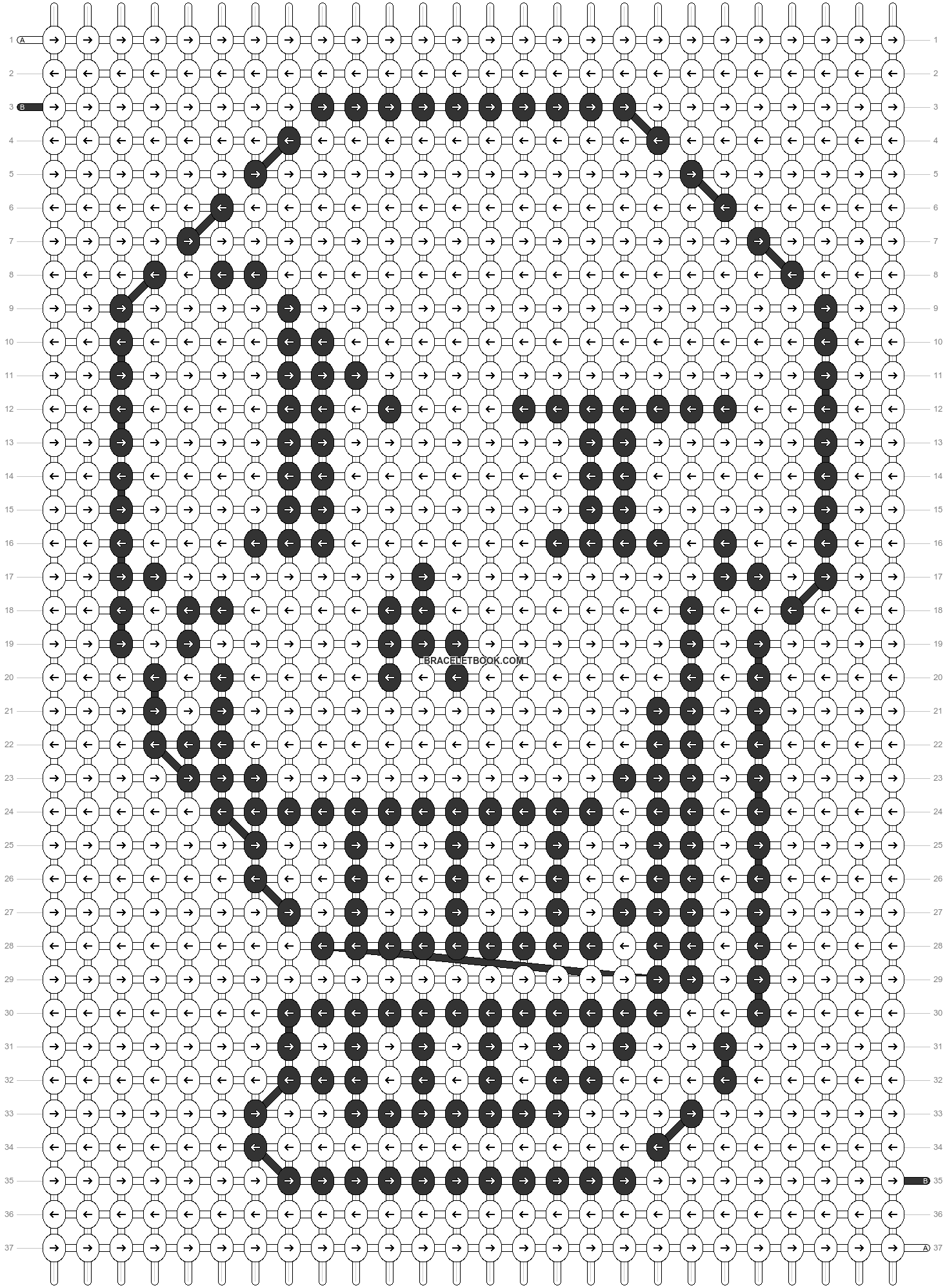 Alpha pattern #215013 pattern