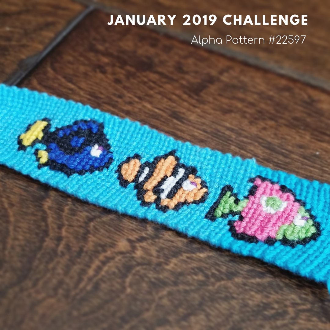 Alpha Pattern 22597 BraceletBook