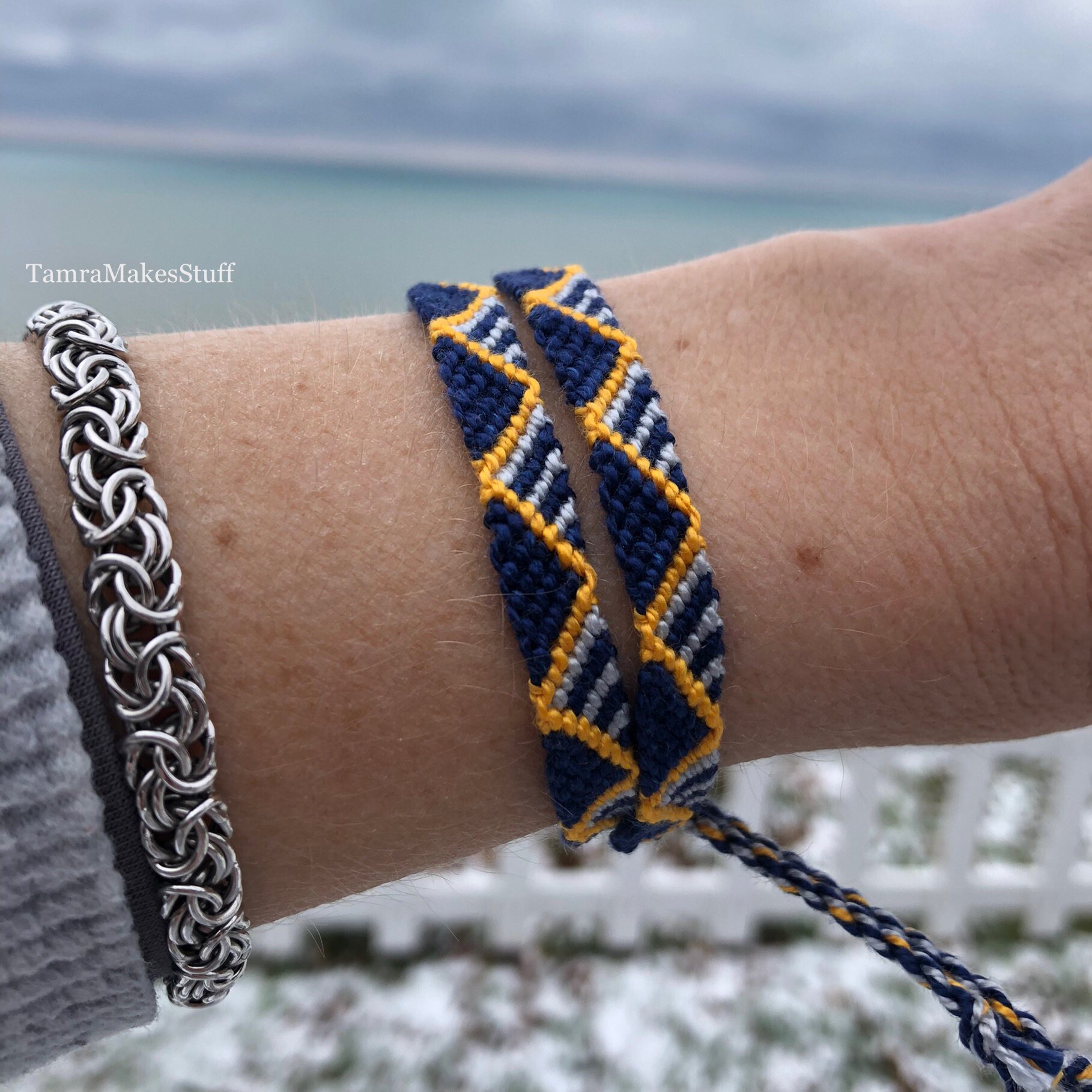 Handmade Woven Friendship Adjustable Wristband