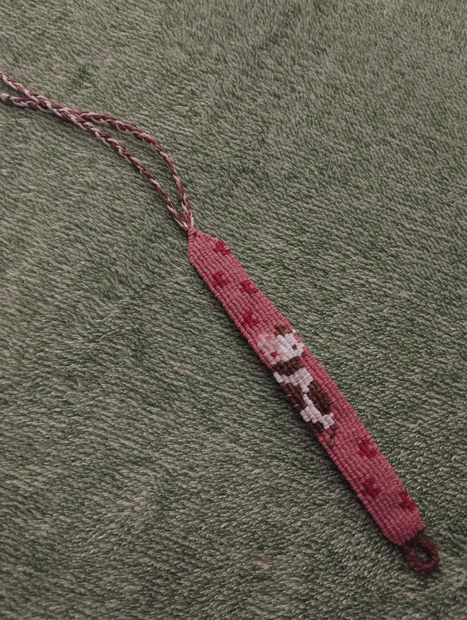 ✿α 様✳️ネイティブ調デザイン　4連cord bracelet モンステラ ✿α 様✳️ネイティブ調デザイン 4連cord bracelet モンステラ