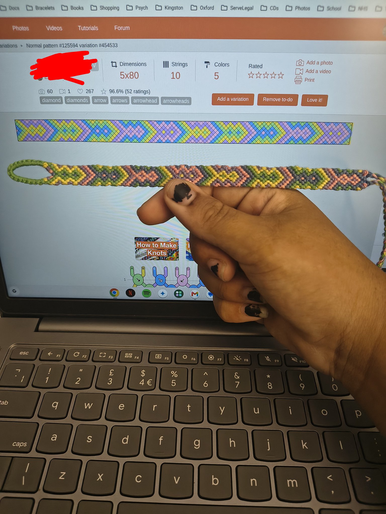 Normal pattern #125594 | BraceletBook