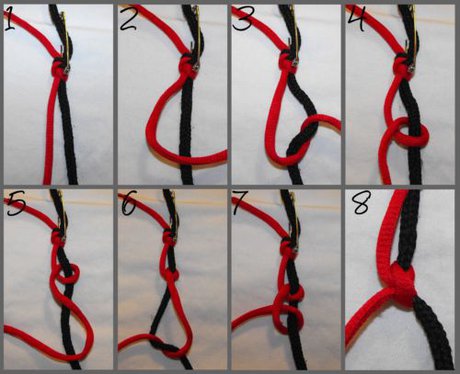 Bracelet Knots - Forward-backward knot
