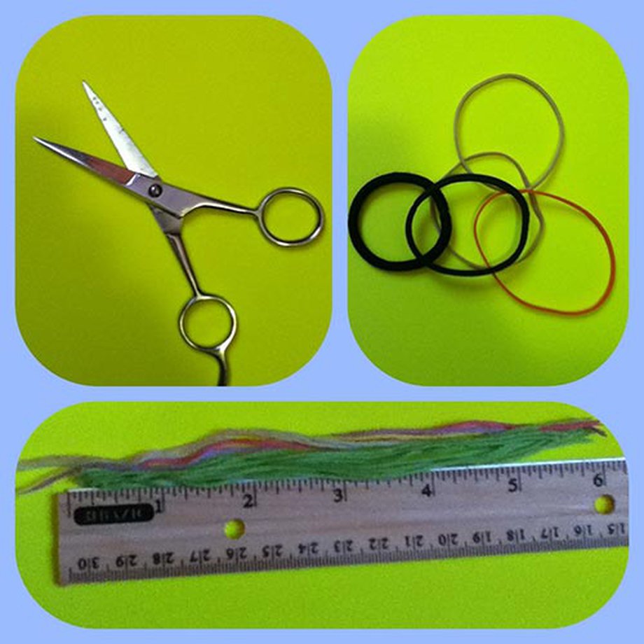 Recycled Embroidery Floss Bracelet tutorial BraceletBook