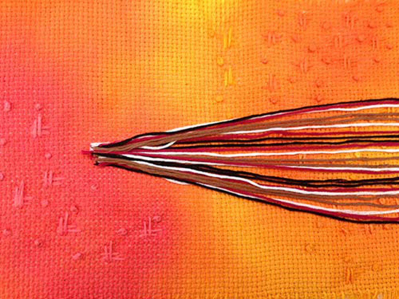 How to start a thicker bracelet (20+ strings) tutorial BraceletBook