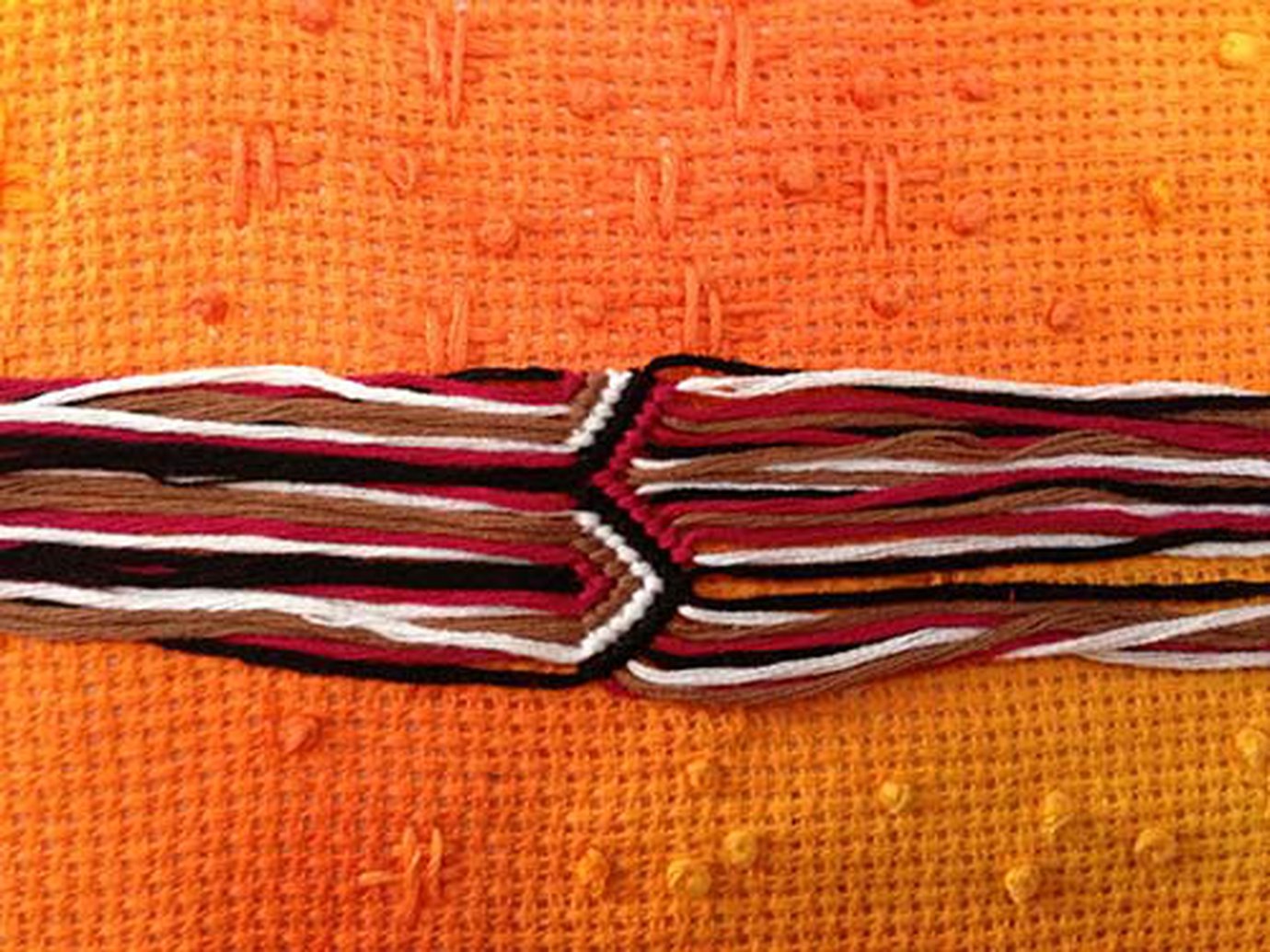 How to start a thicker bracelet (20+ strings) tutorial BraceletBook