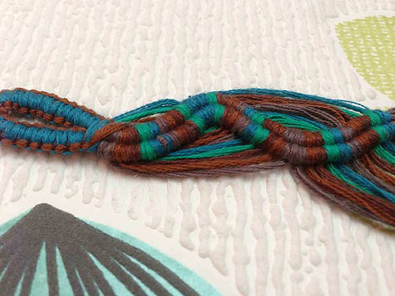 Peruvian wave bracelet tutorial BraceletBook