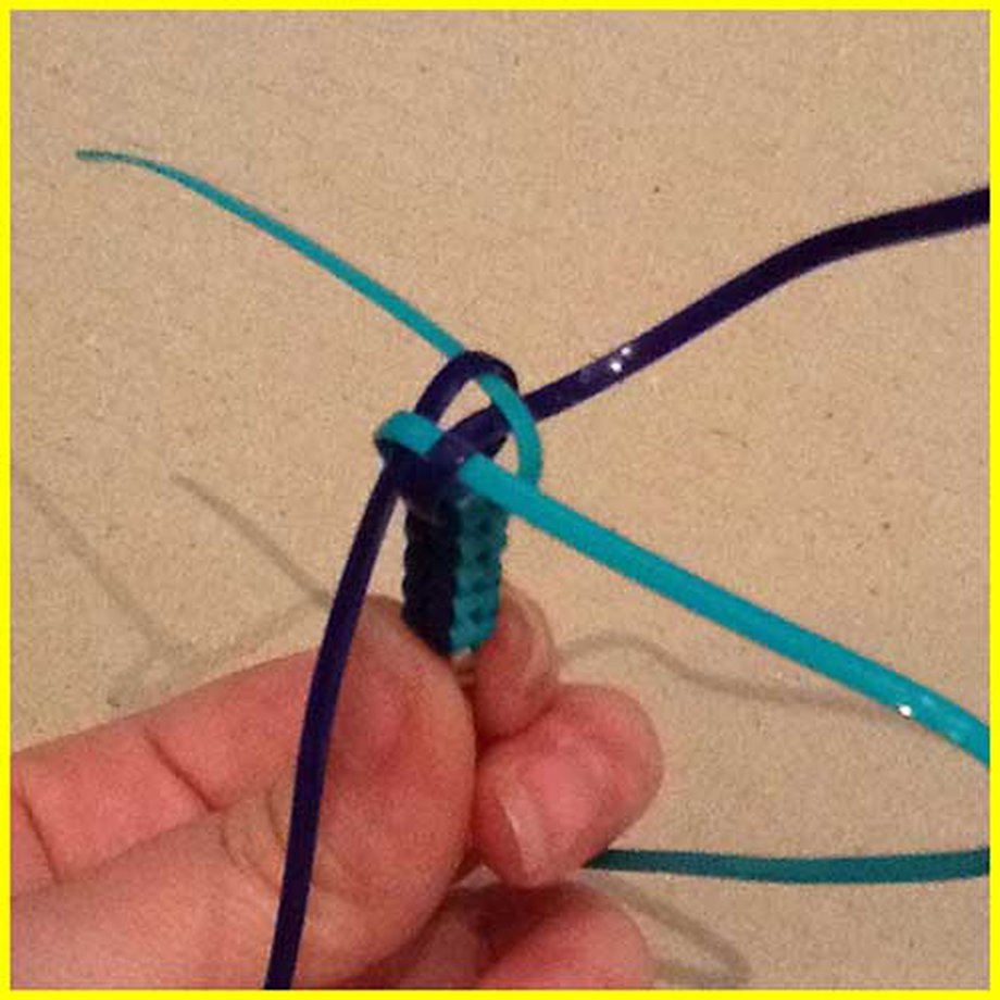 How to make a square knot boondoggle tutorial BraceletBook