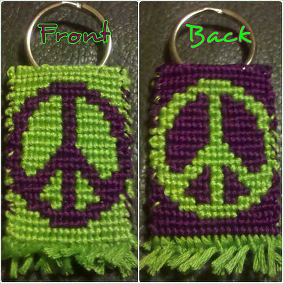 The reversible alpha keychain tutorial BraceletBook