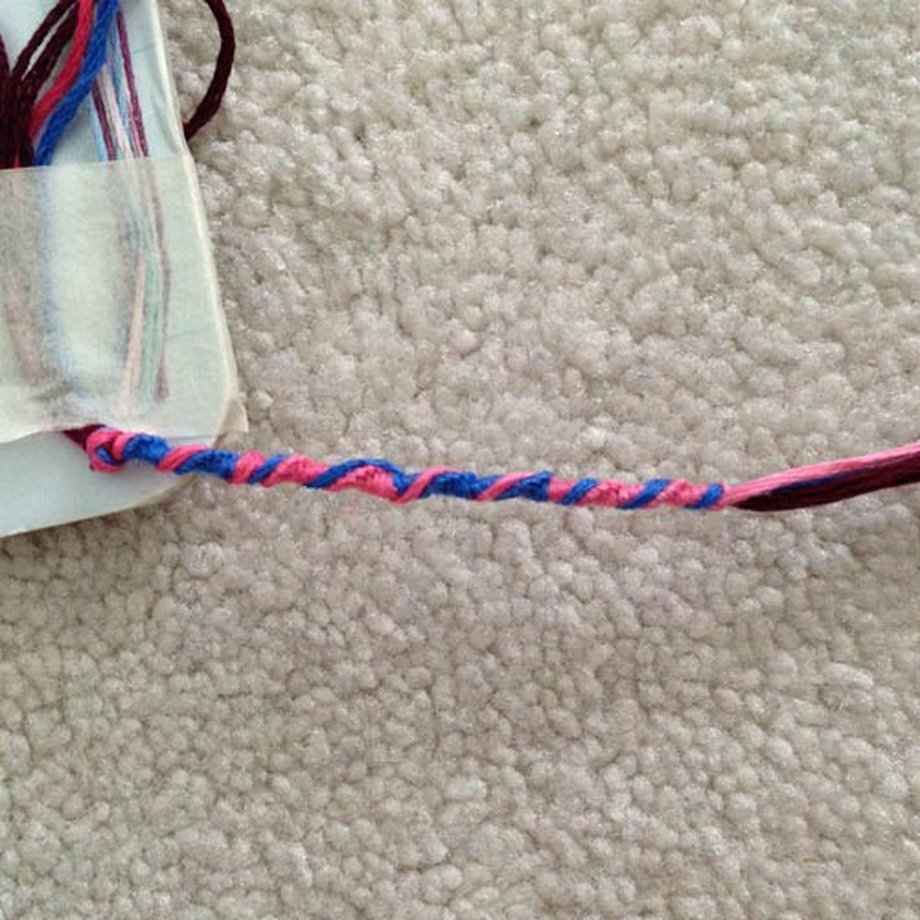 Chinese Staircase with a Twist tutorial BraceletBook