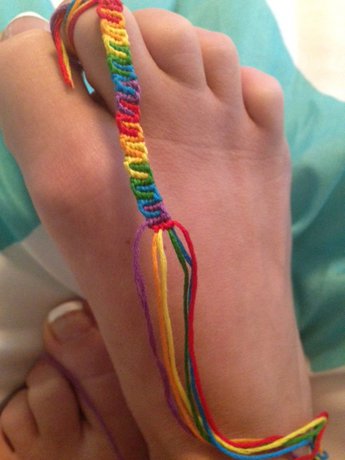 Rainbow Wave Bracelet - #15049 - Step 4