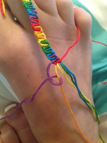 Rainbow Wave Bracelet - #15049 - Step 5