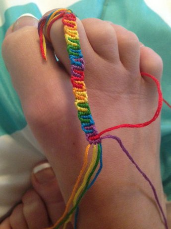 Rainbow Wave Bracelet - #15049 - Step 6