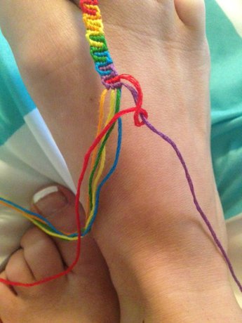 Rainbow Wave Bracelet - #15049 - Step 7