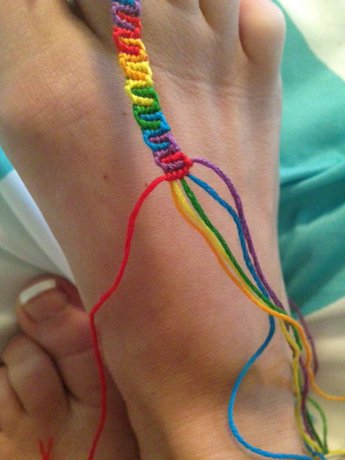 Rainbow Wave Bracelet - #15049 - Step 8