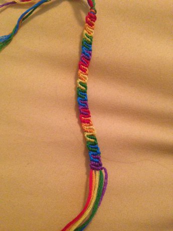 Rainbow Wave Bracelet - #15049 - Step 9