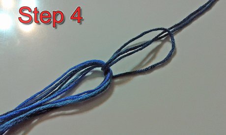 Macrame Loop Tutorial for Alpha Patterns - Step 4