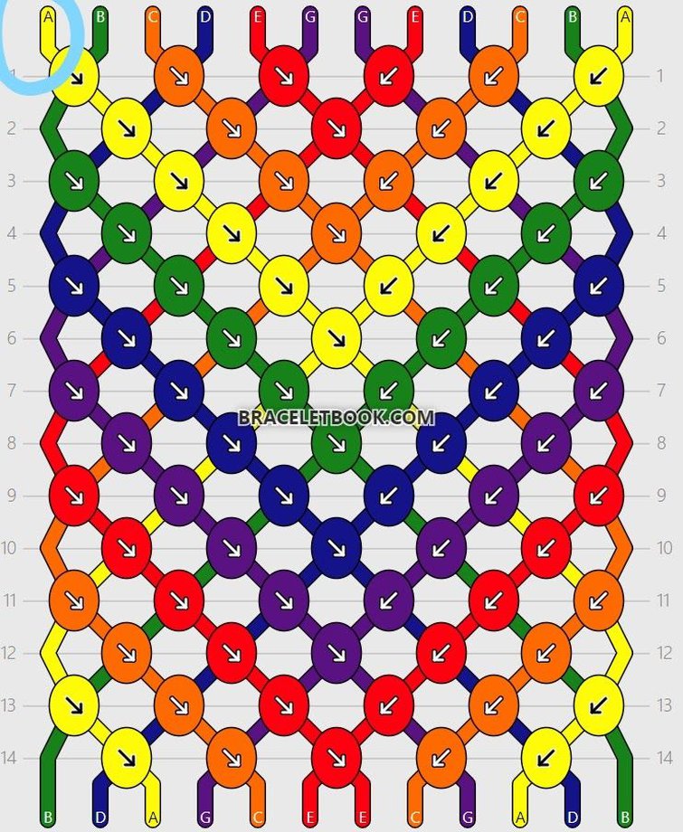 Teardrop Loop for Normal Patterns tutorial | BraceletBook
