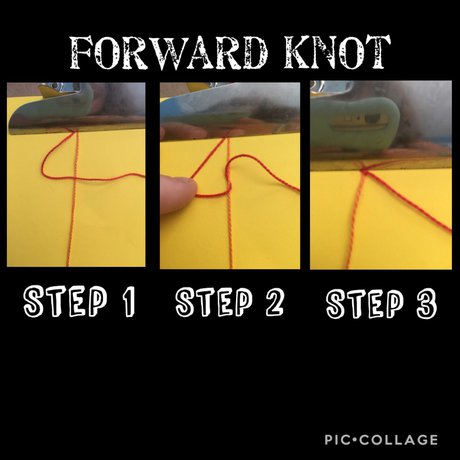 How to read normal patterns - Forward knot
