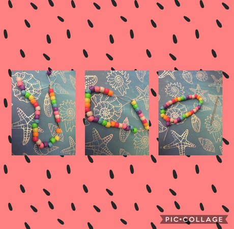 Elastic Beaded Bracelet Tutorial - Step 4