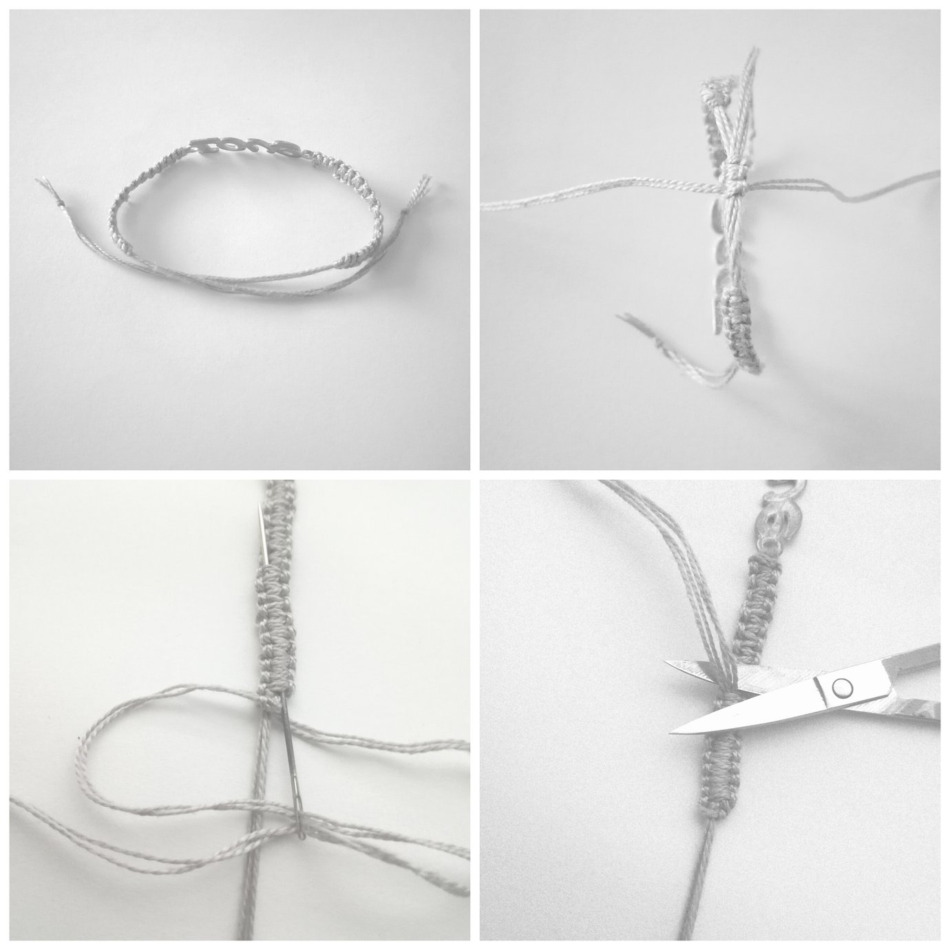 How to add charms to friendship bracelets tutorial BraceletBook