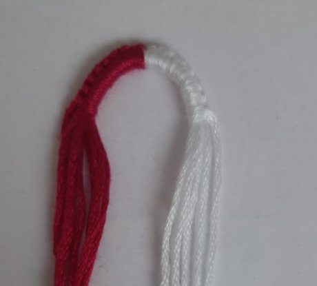 Linked Lace Bracelet - Step 3