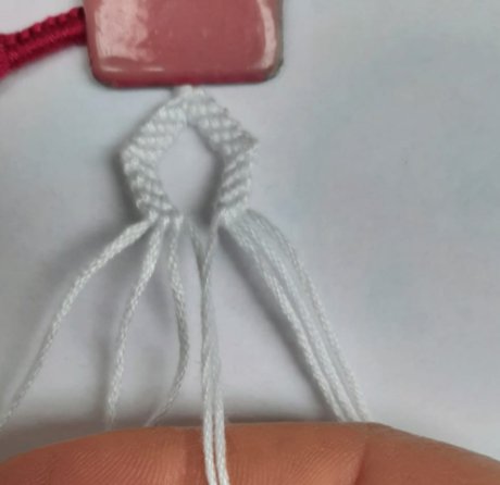 Linked Lace Bracelet - Step 6