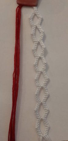 Linked Lace Bracelet - Step 8