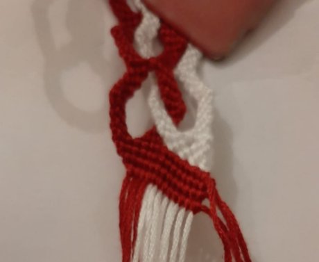 Linked Lace Bracelet - Step 15