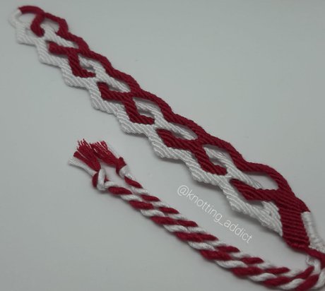 Linked Lace Bracelet - Step 17